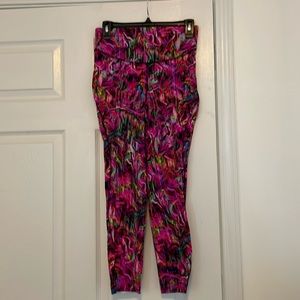 Lululemon Sz. 8 leggings multi colored